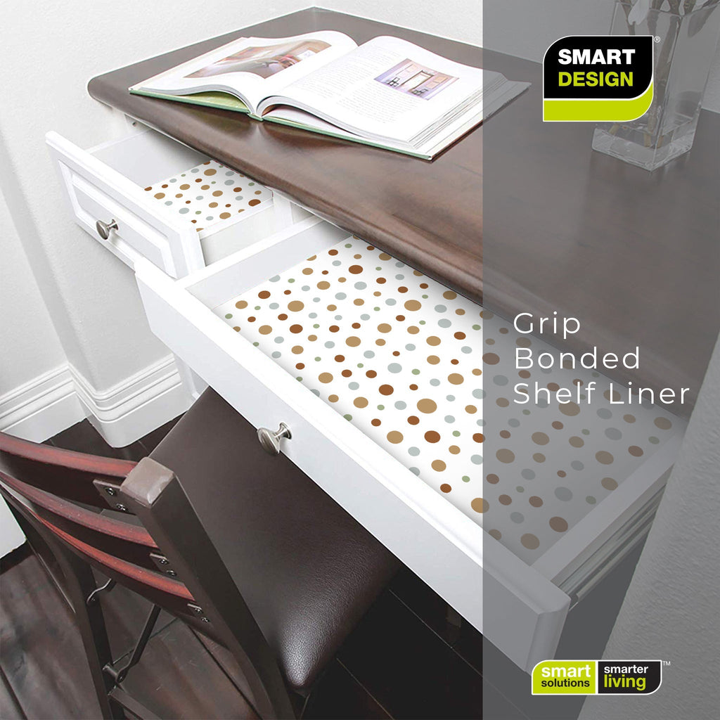 Bonded Grip Shelf Liner - 12 Inch x 10 Feet - Non-Adhesive